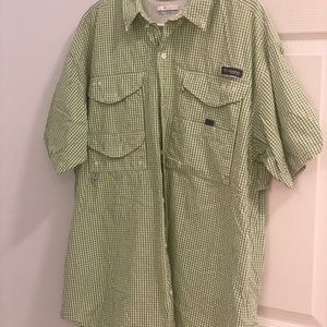 Mens Columbia Super BoneHead Short Sleeve Button Down
